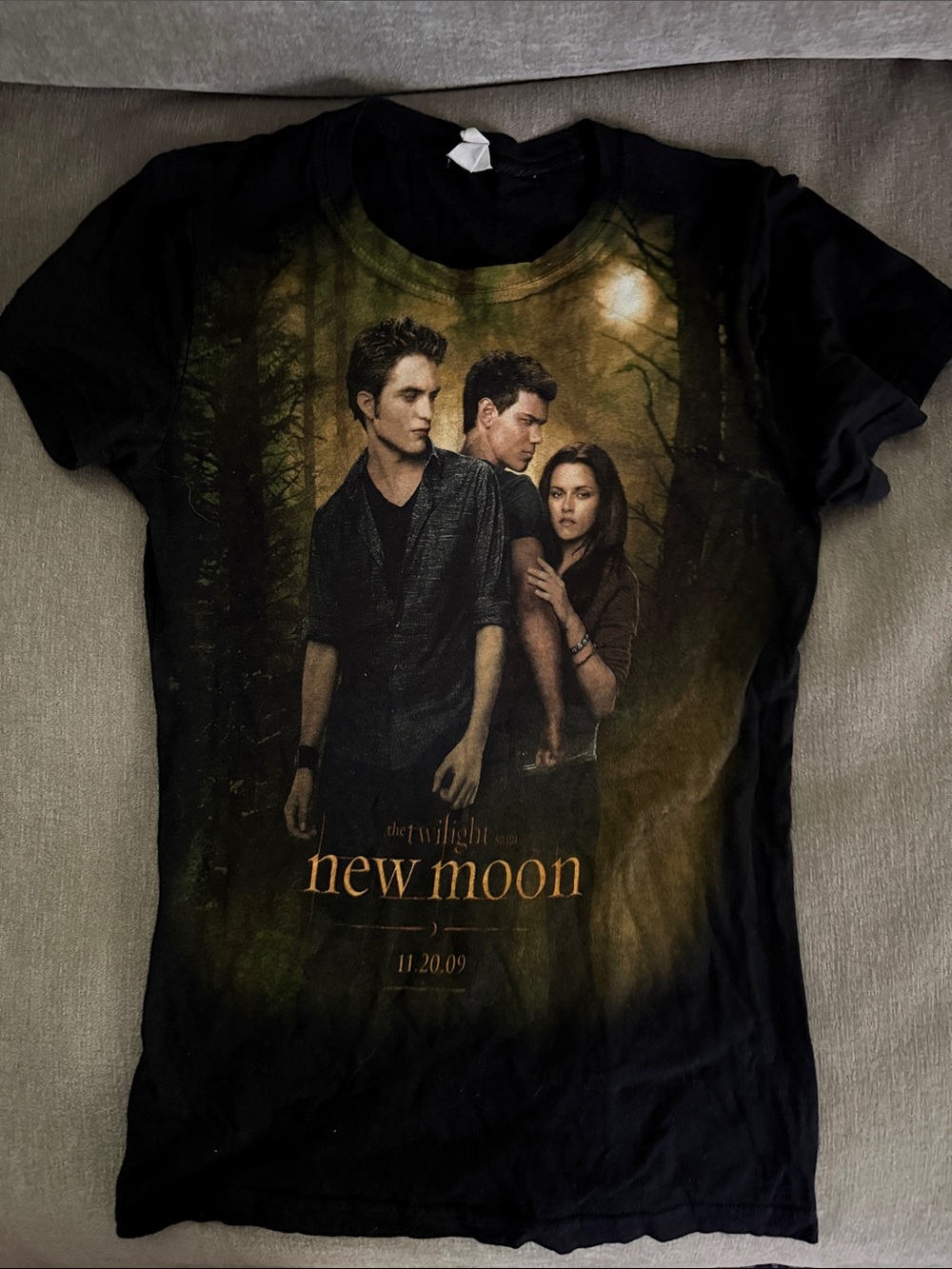 New Moon Graphic Tee - Black